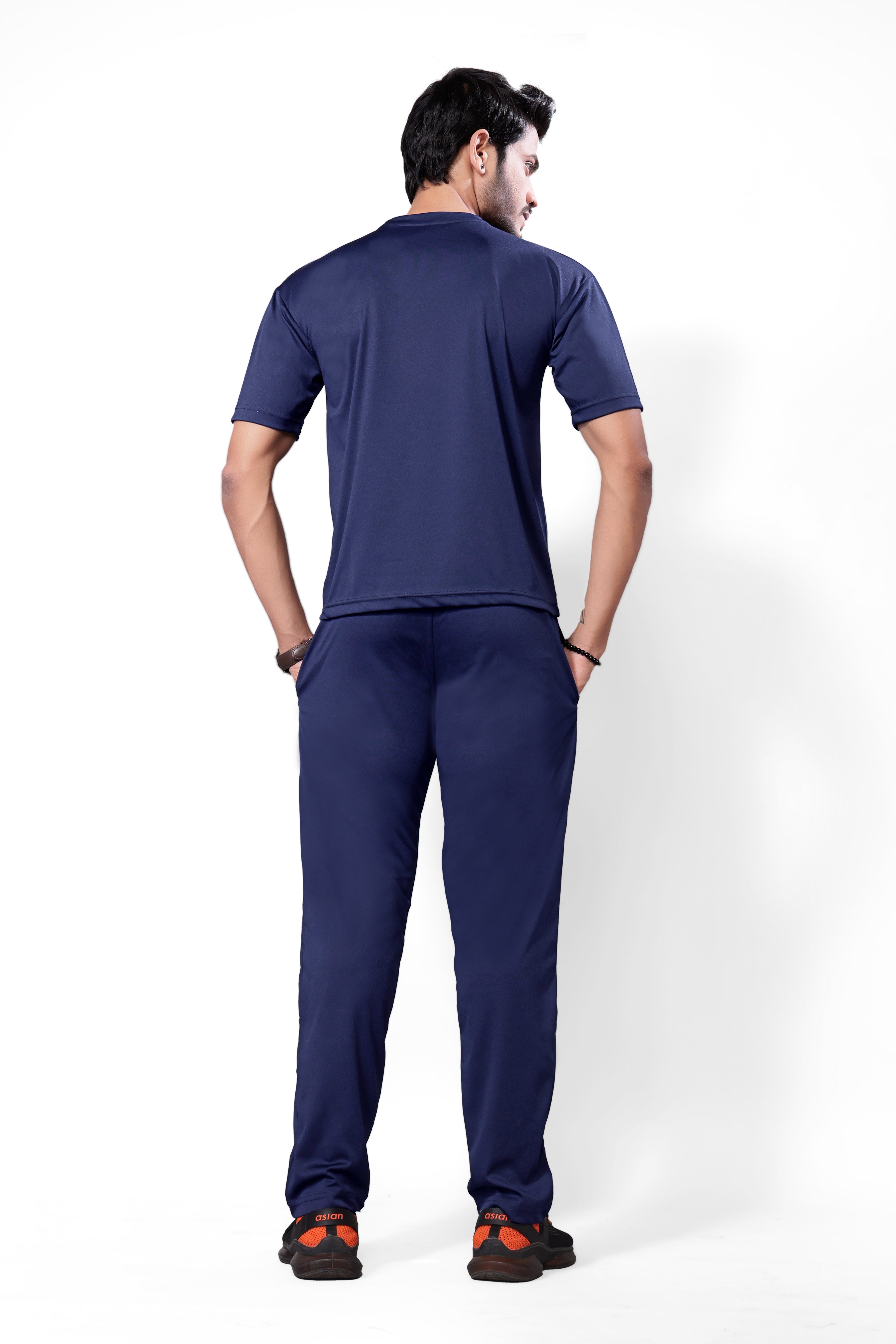 Pure Cotton Relaxed Fit Gray Night Suit For Men