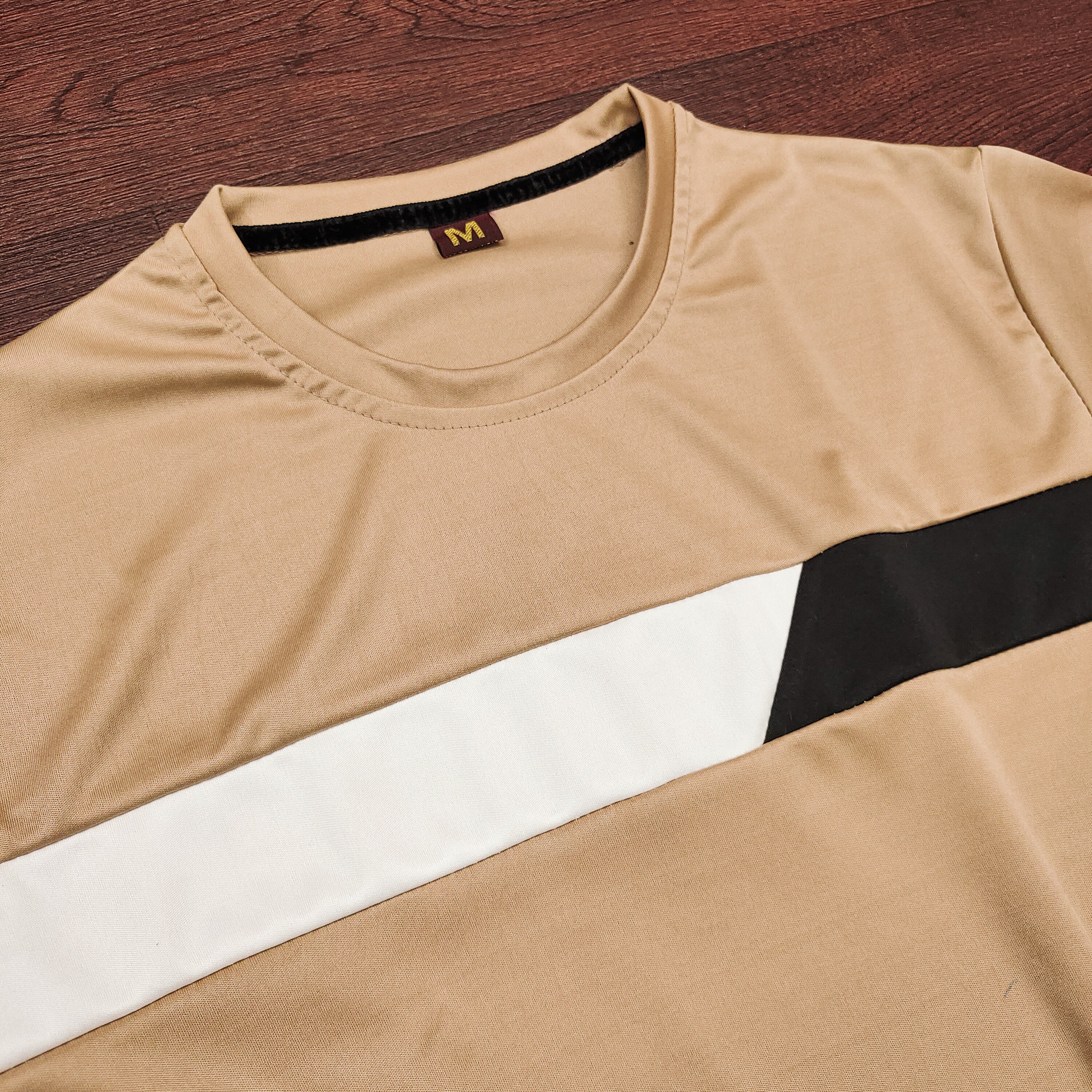 Men Light Coffee Checked Cotton Relaxed Fit Night Suit