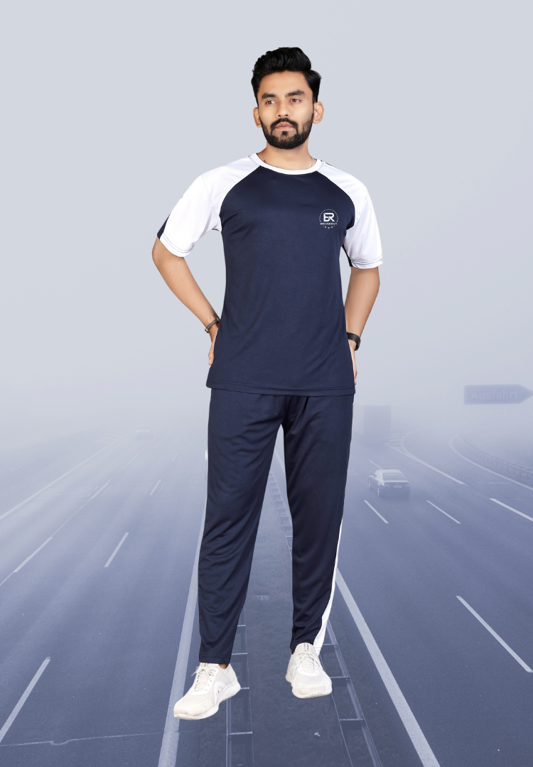 Men Mustard Stripes Pure Cotton Regular Fit Night Wear Night Suit