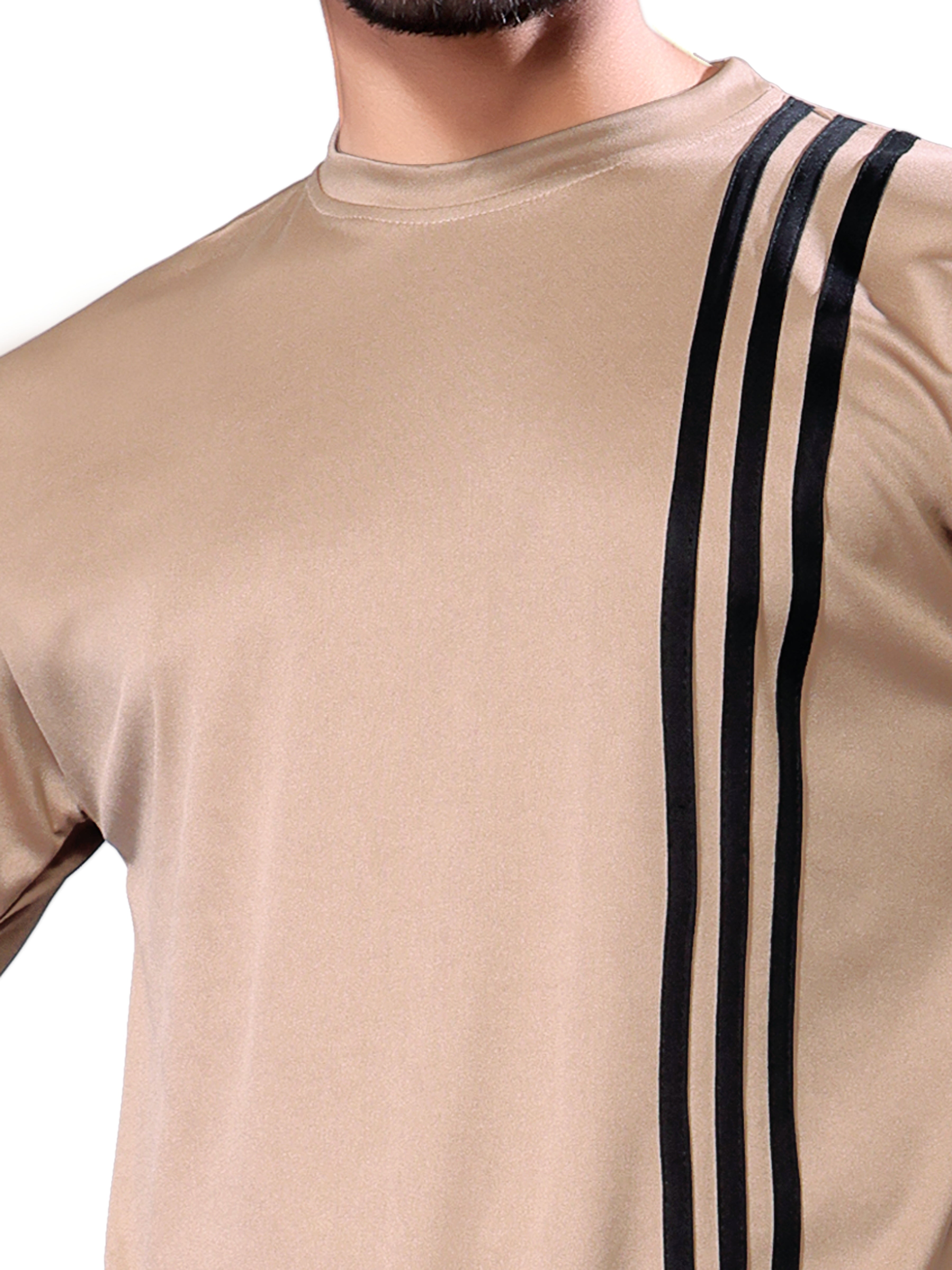 Pure Cotton Relaxed Fit Gray Night Suit For Men