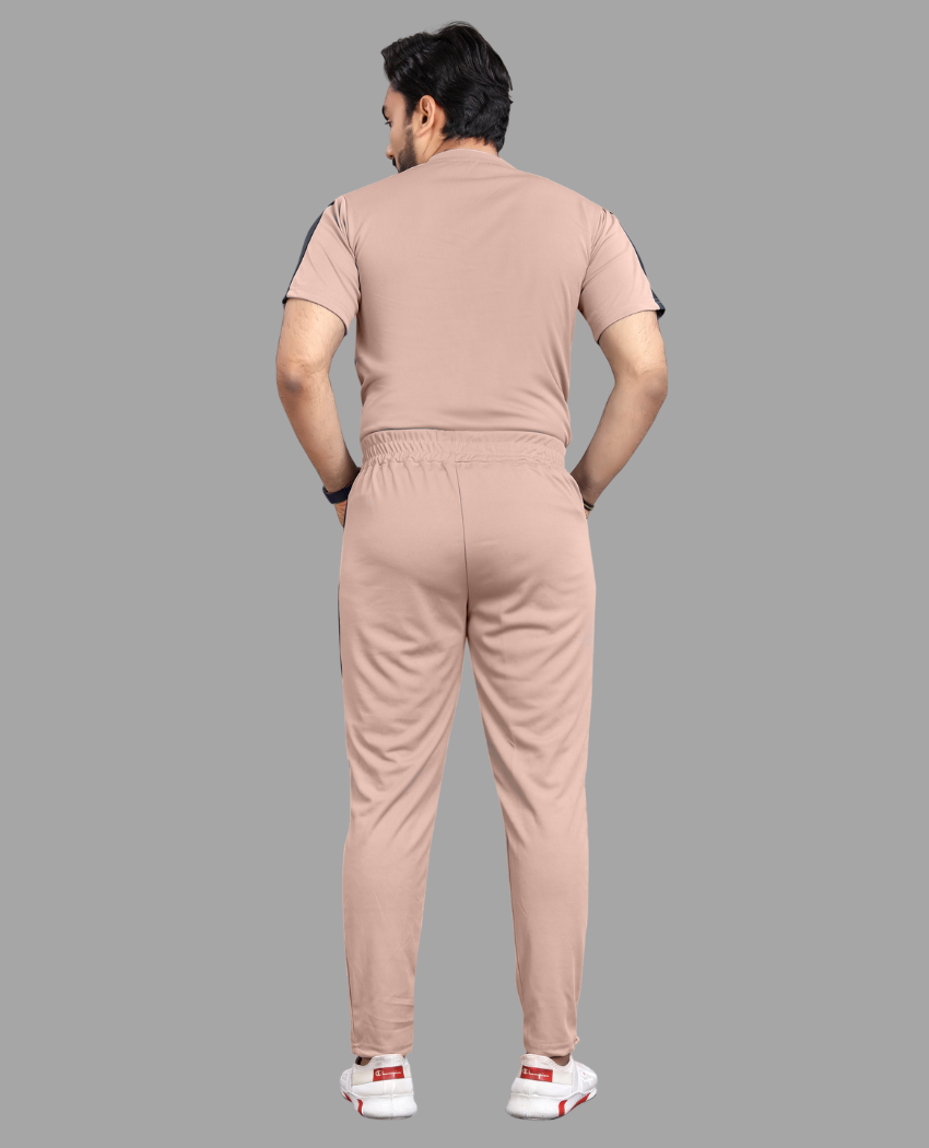 Pure Cotton Relaxed Fit Gray Night Suit For Men