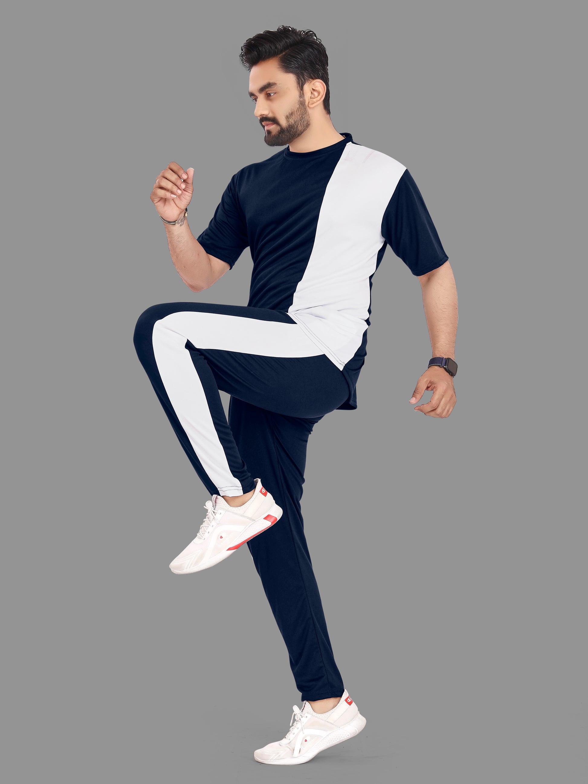Blue Color Regular Fit Gym Wear Night Dress