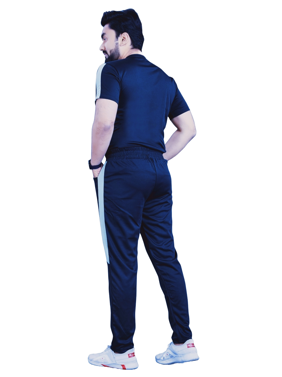 Pure Cotton Relaxed Fit Gray Night Suit For Men