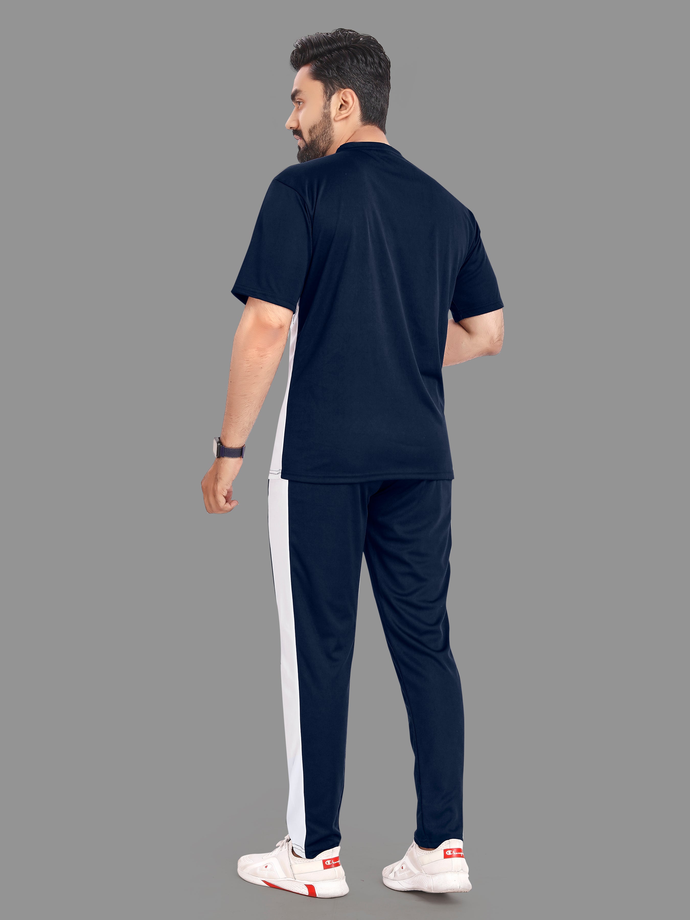 Blue Color Regular Fit Gym Wear Night Dress