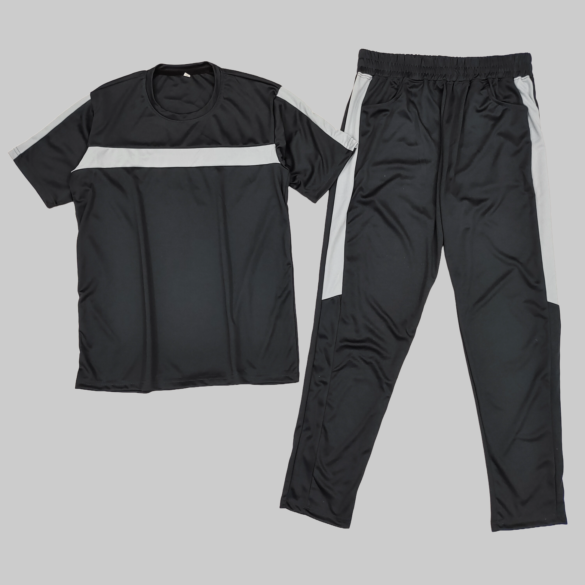 Pure Cotton Relaxed Fit Gray Night Suit For Men