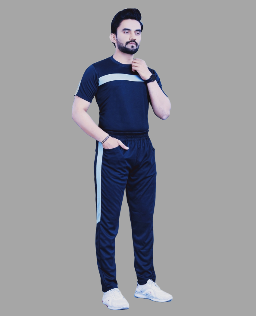 Pure Cotton Relaxed Fit Gray Night Suit For Men