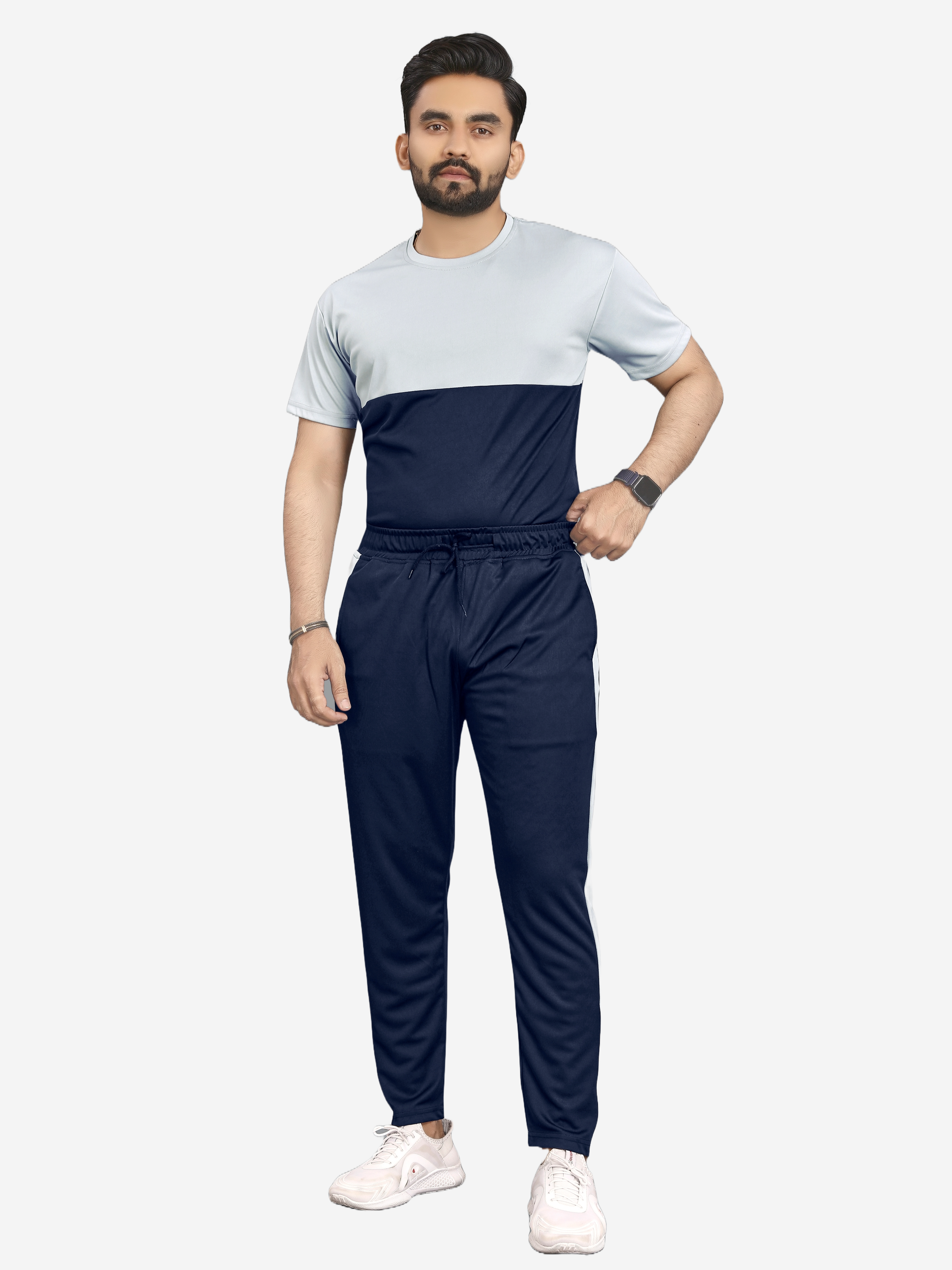 Premium Quality Fabrics Blue Color Sports Wear Dress