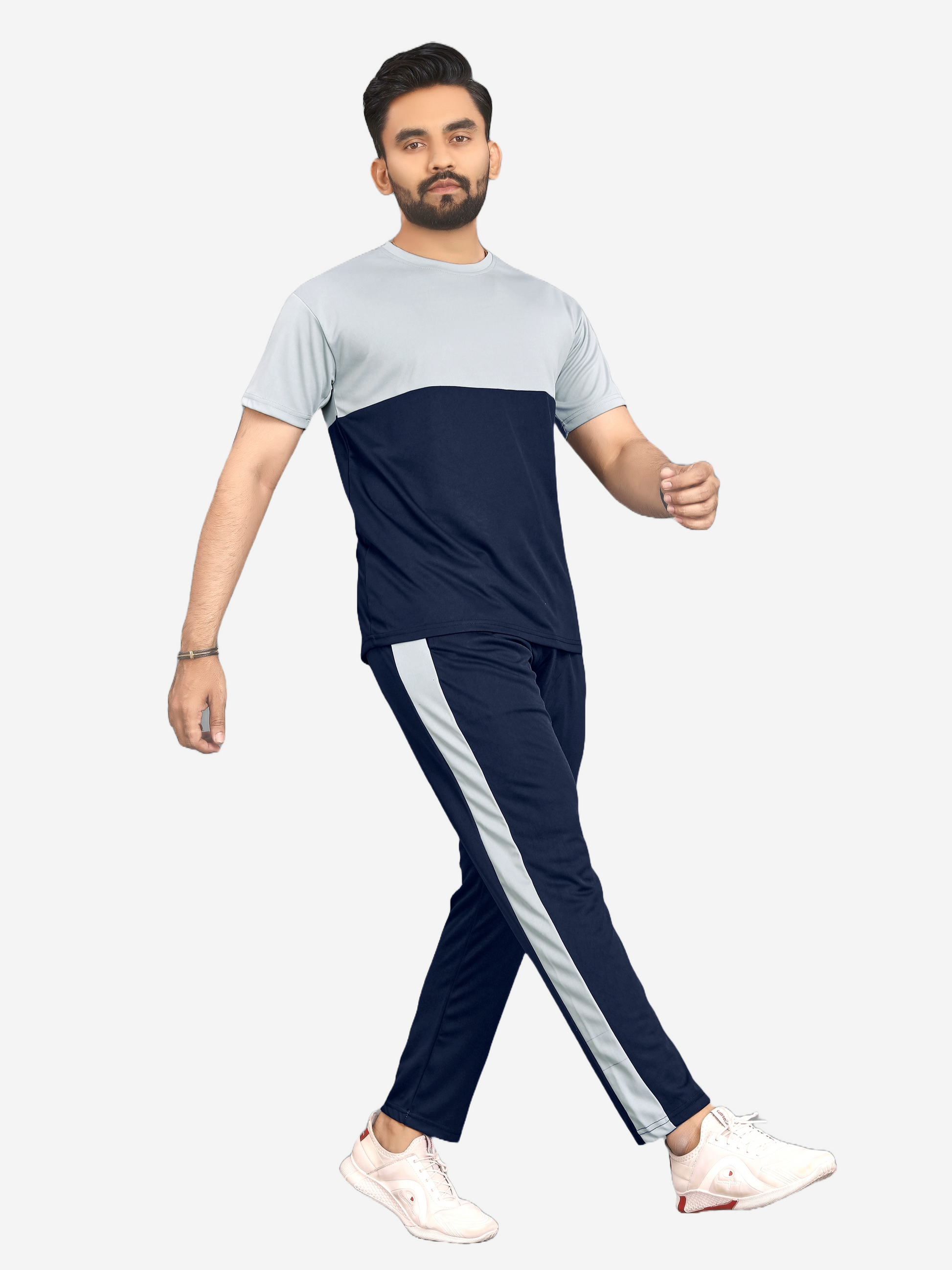 Premium Quality Fabrics Blue Color Sports Wear Dress