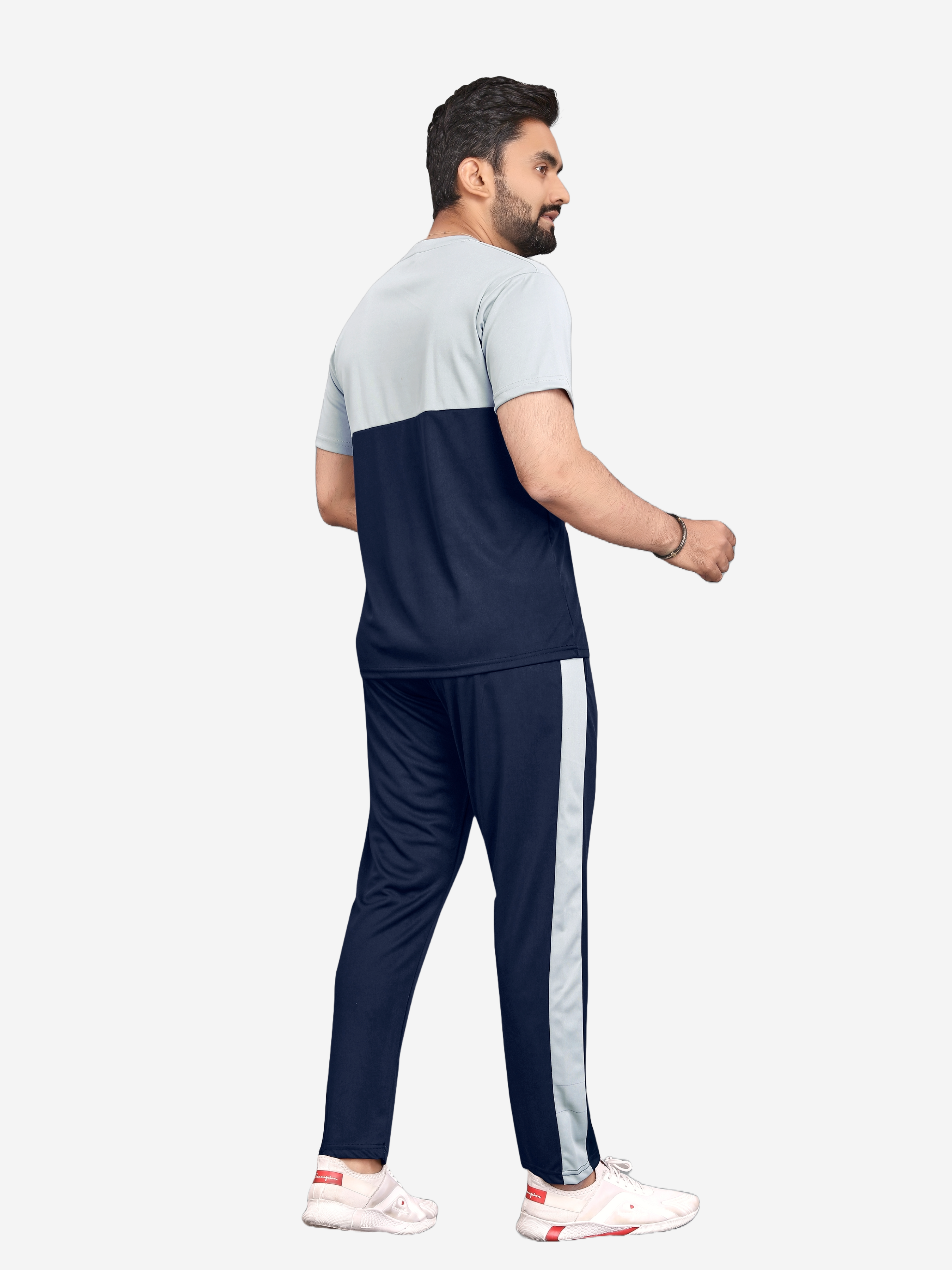 Premium Quality Fabrics Blue Color Sports Wear Dress