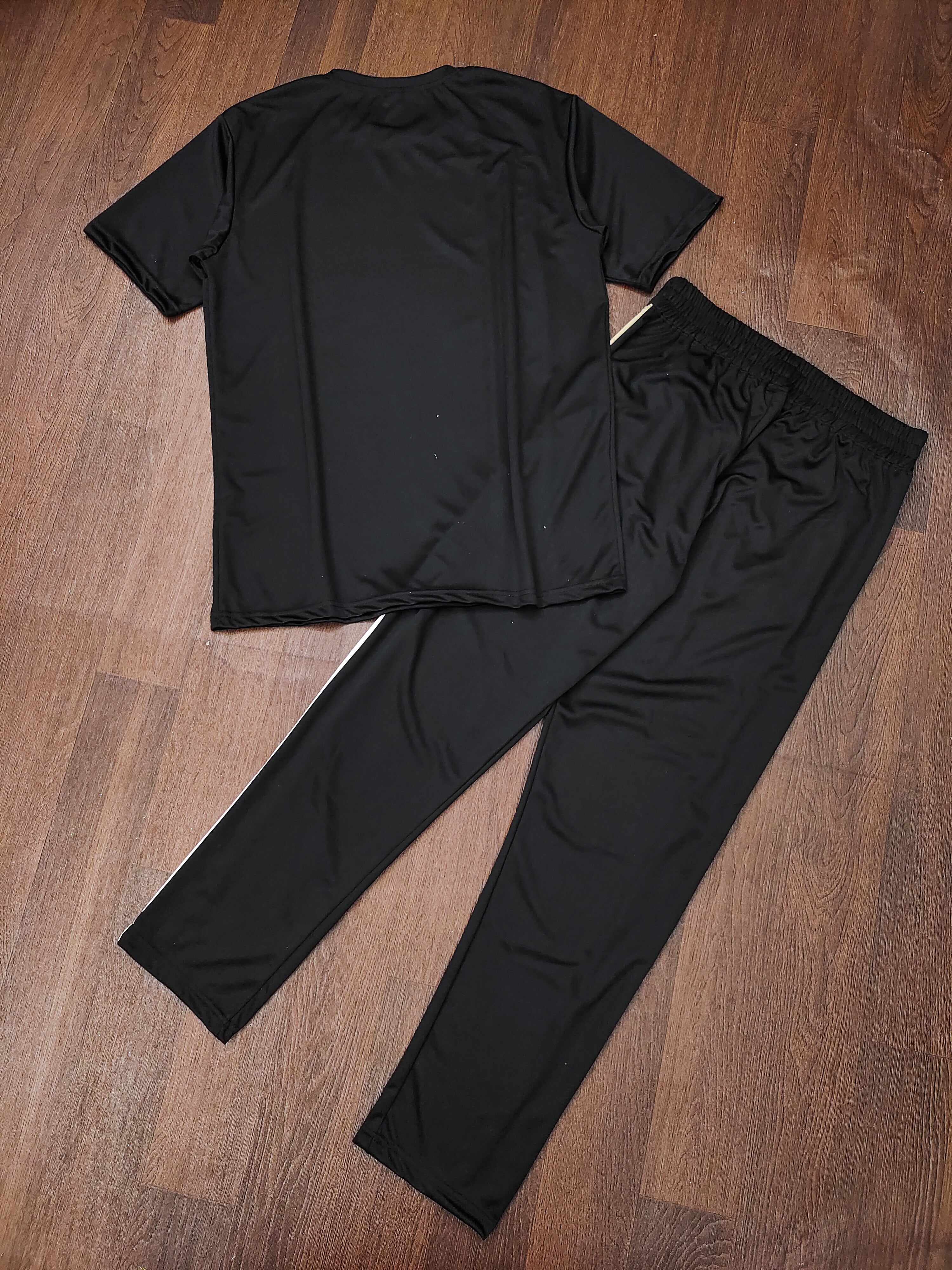 Men Stripes Pure Cotton Regular Fit Night Wear Night Suit