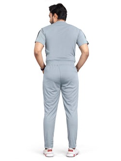 Pure Cotton Relaxed Fit Gray Night Suit For Men