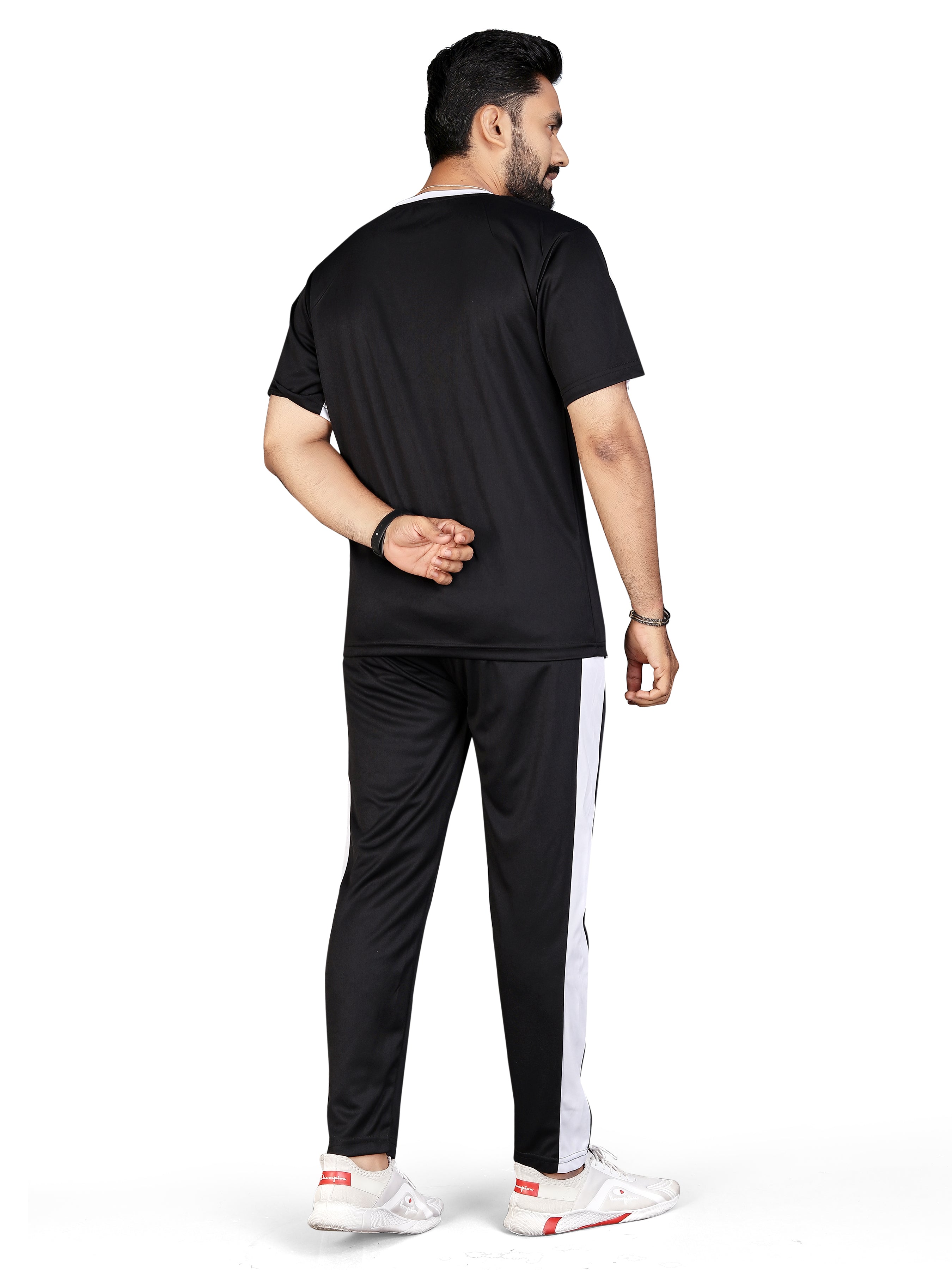 Men Mustard Stripes Pure Cotton Regular Fit Night Wear Night Suit